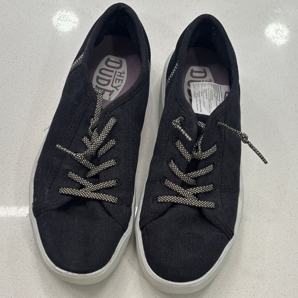 Hey Dude Women's Black Sneakers